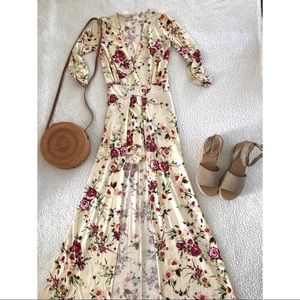 Jasmine Floral Romper Dress